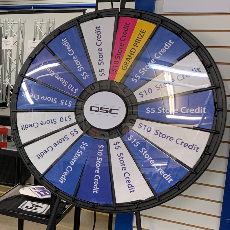 Get ready to SPIN THAT WHEEL! It's almost time for our Annual Rental Stock Sale!