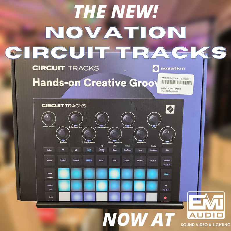 All NEW - Novation Circuit Tracks has landed at EMI Audio!