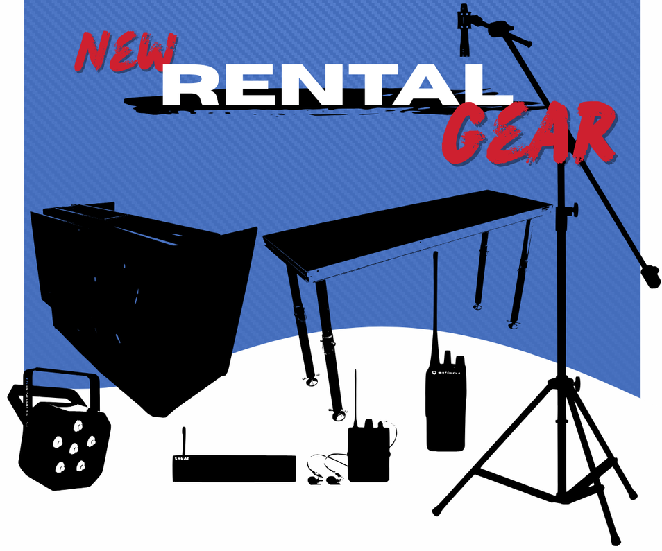 New Rental Gear is Here! Check out what we added. 