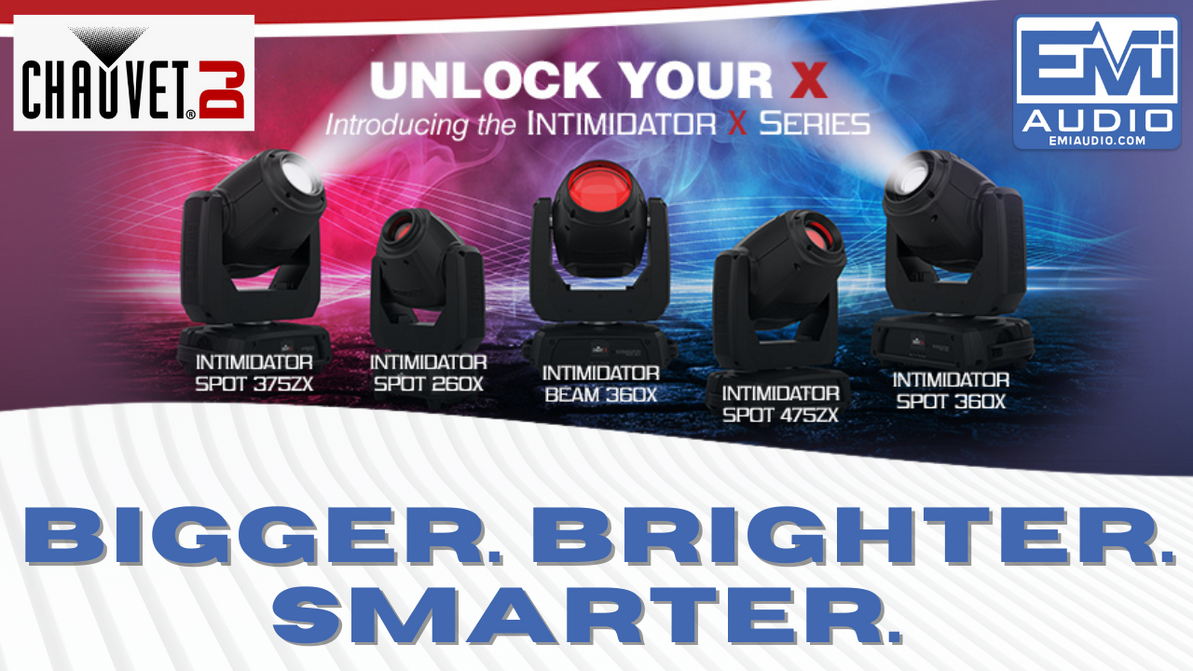 First Look at the Chauvet DJ Intimidator X Line - Bigger, Brighter, Smarter!