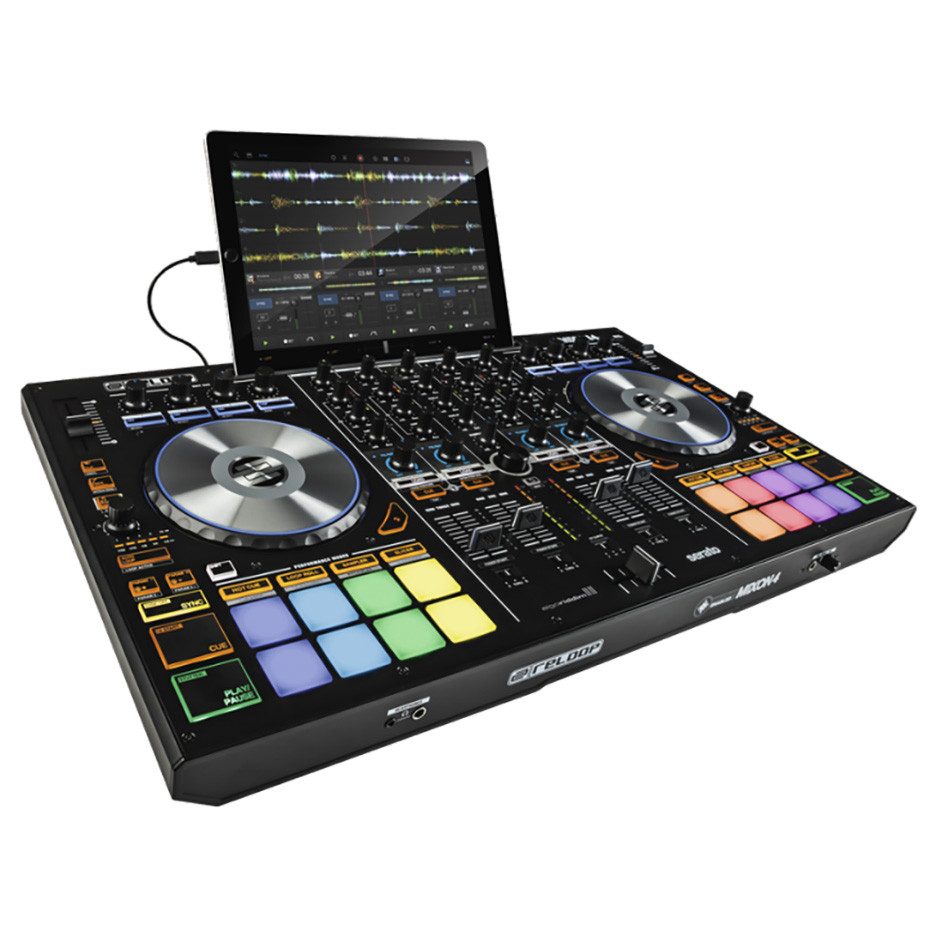 Reloop Mixon 4 Hybrid Performance Dj Controller Emi Audio
