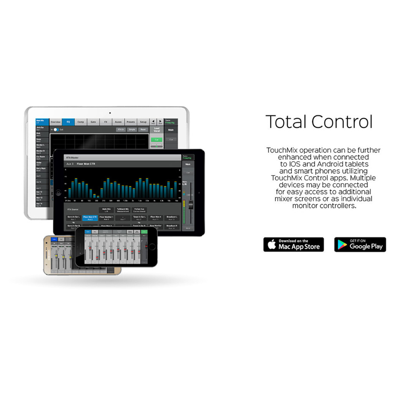QSC TouchMix-30 Proは、32入力のデジタルミキサー TouchMix-30 Pro 32 Channel Digital Mixer
