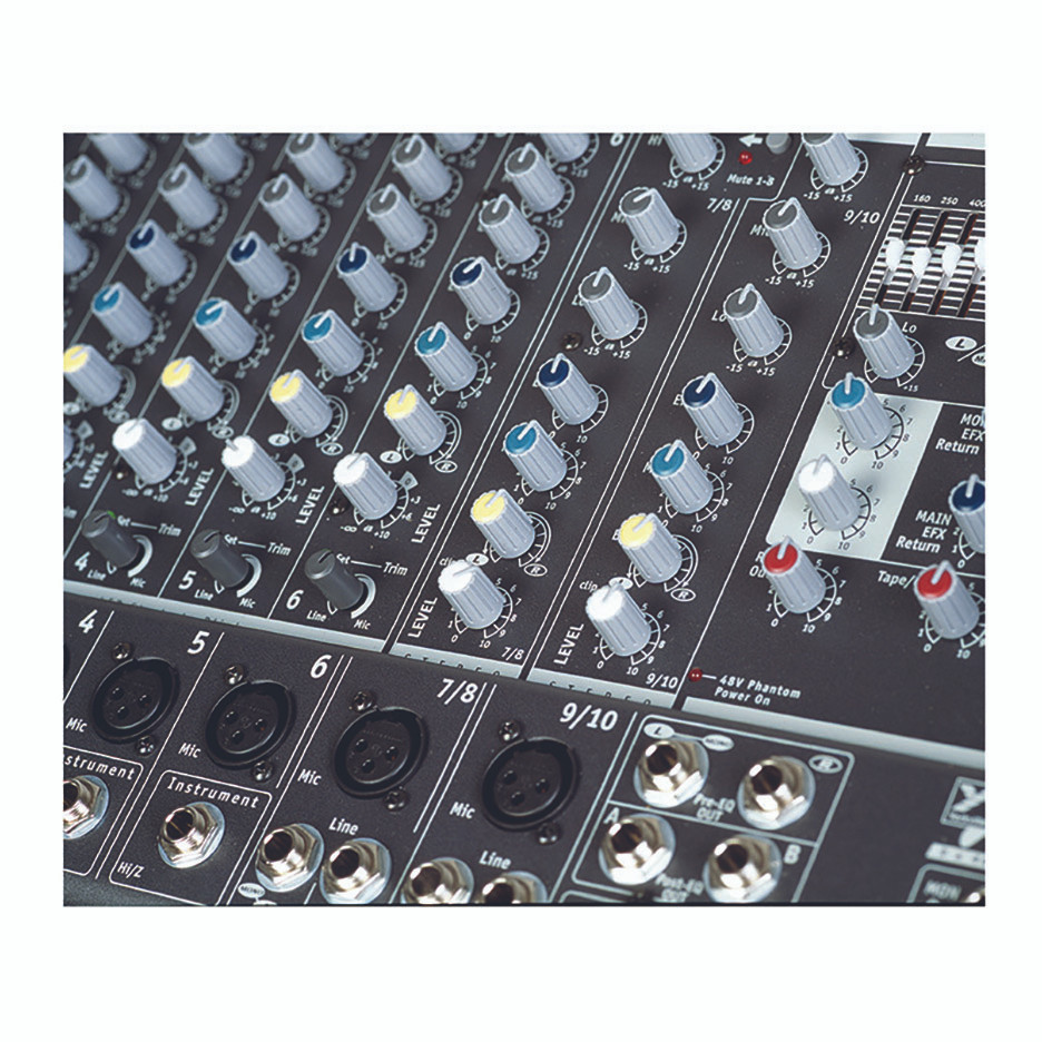 YORKVILLE M1610-2 10+2 Channel Stereo Box Mixer | EMI Audio