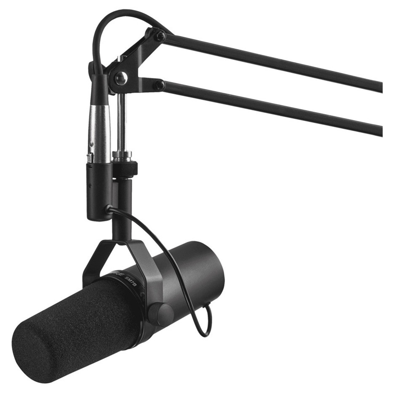 Shure Sm7b Cardioid Dynamic Studio Vocal Microphone W Windscreen And Stand Mount Emi Audio