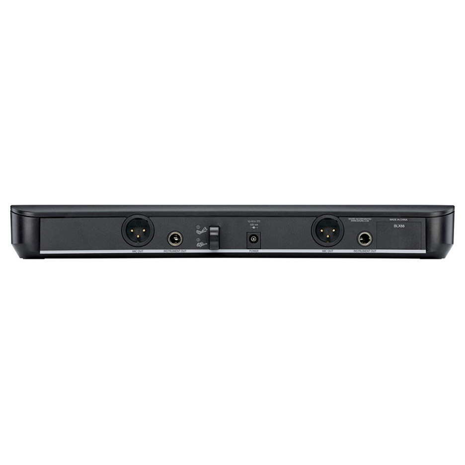 SHURE BLX188/CVL-H10 BLX188 DUAL LAV SYSTEM W/CVL | EMI Audio