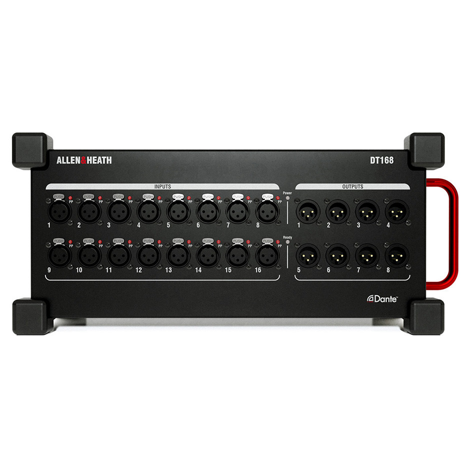ALLEN & HEATH DT168 16 x 8 Dante audio expander with dLive 96kHz