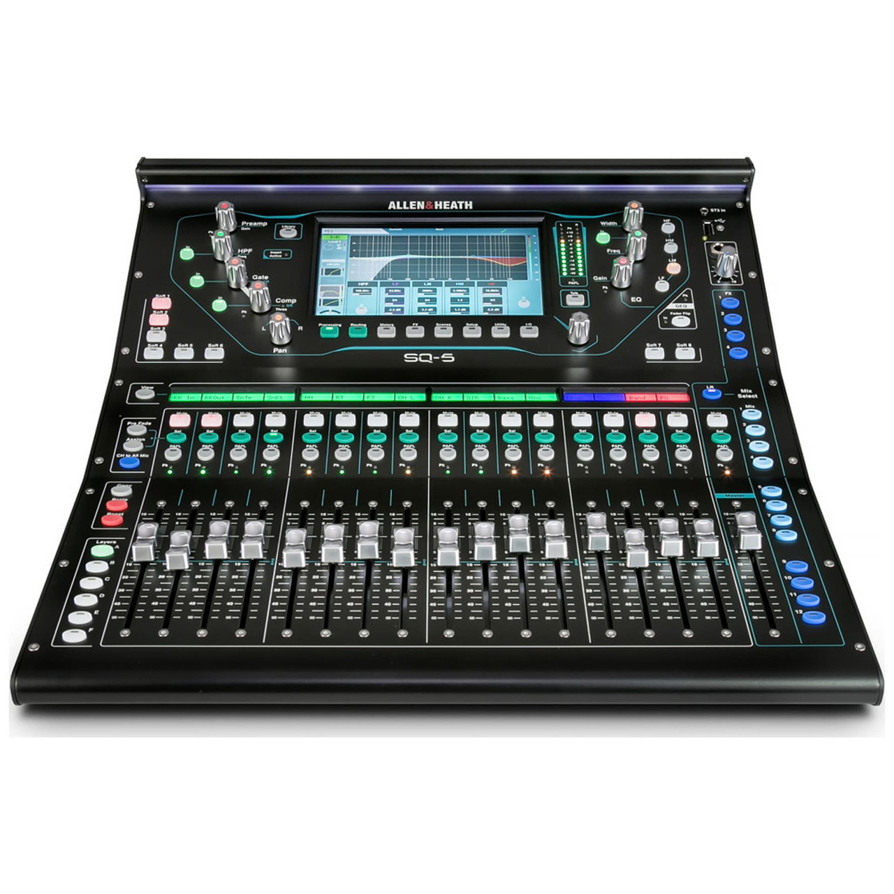ALLEN & HEATH SQ-5 96kHz XCVI FPGA processing, 48 Input Channels