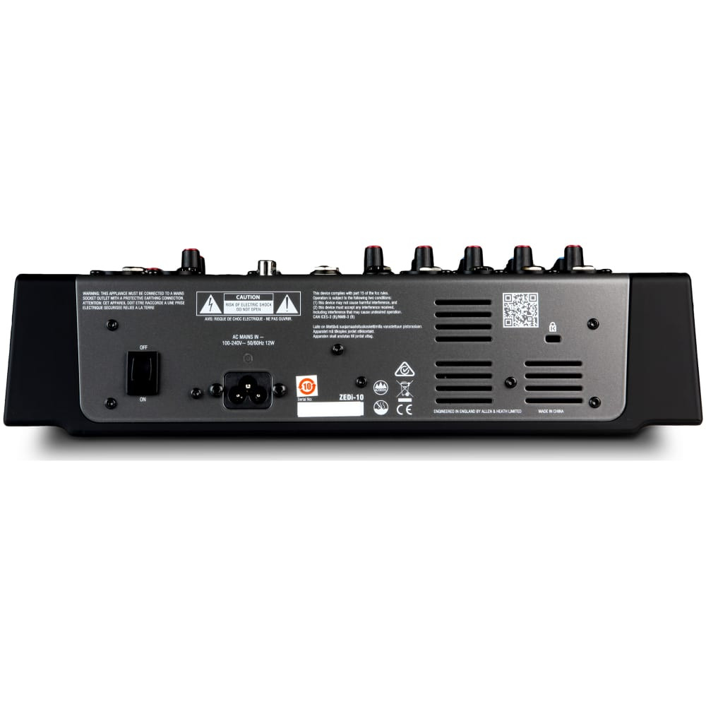 ALLEN & HEATH ZEDI10 4 Mic/Line 2 with Active DI, 2 Stereo Inputs