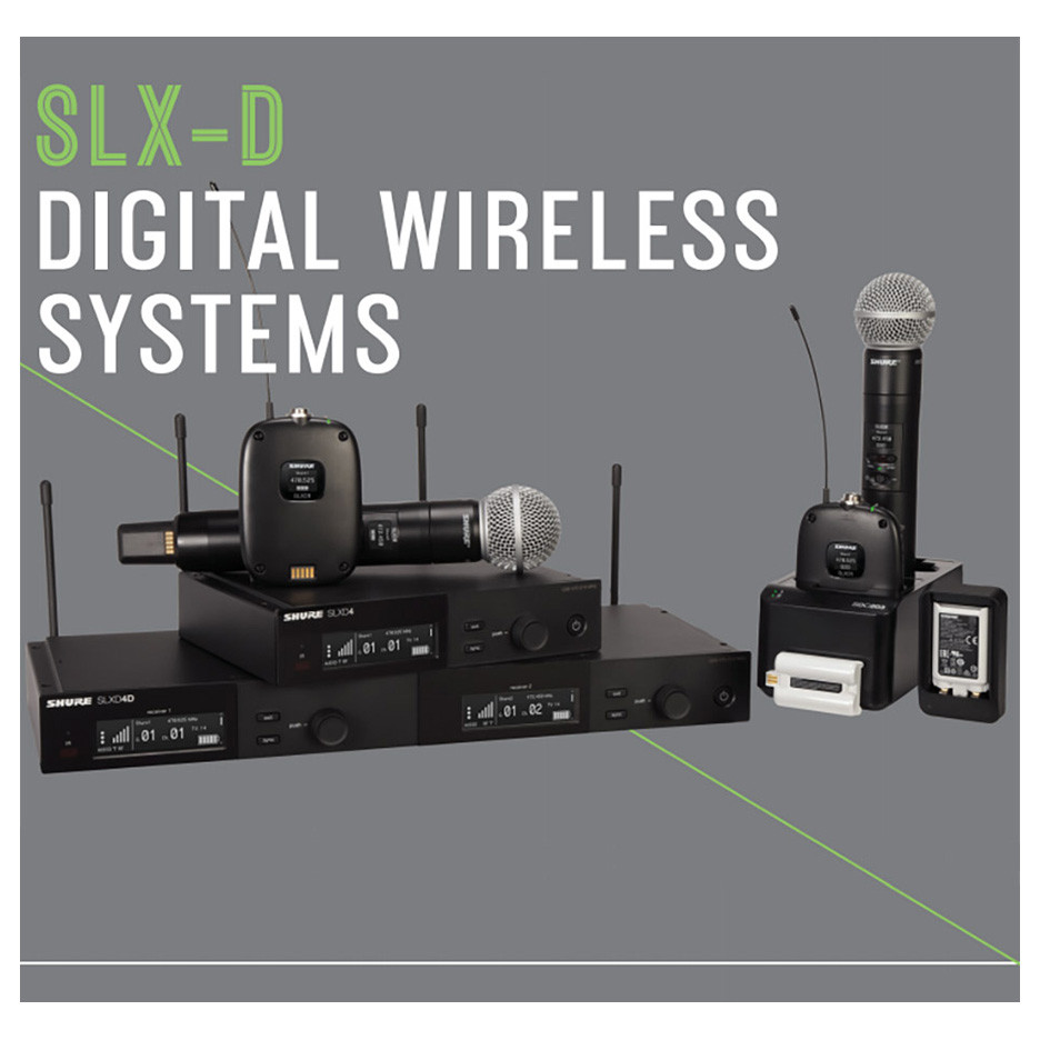 SHURE SLXD24/SM58-H55 Wireless Vocal System with SM58 | EMI Audio