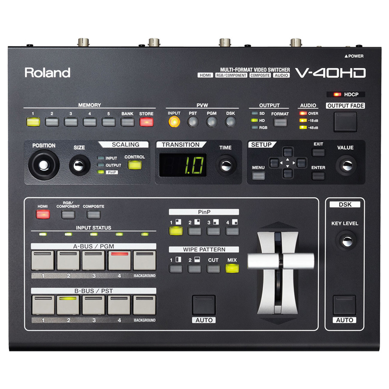 ROLAND V-40HD Multi-Format Video Switcher - 4 channel | EMI Audio