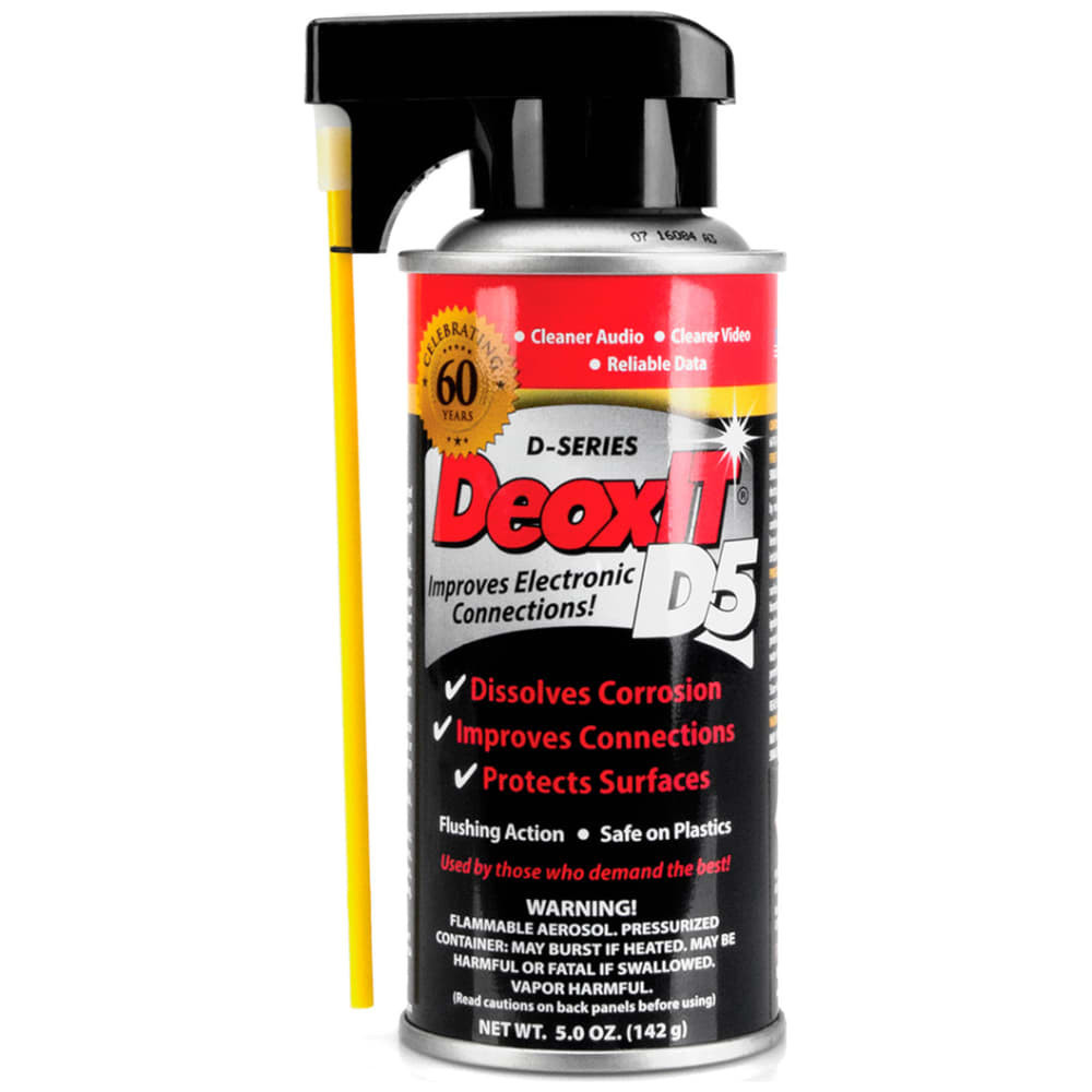 DET o ５bottlesdetoxDETSsss CAIG DeoxIT D5 Contact Cleaner, 5% Spray, 5 oz | EMI Audio