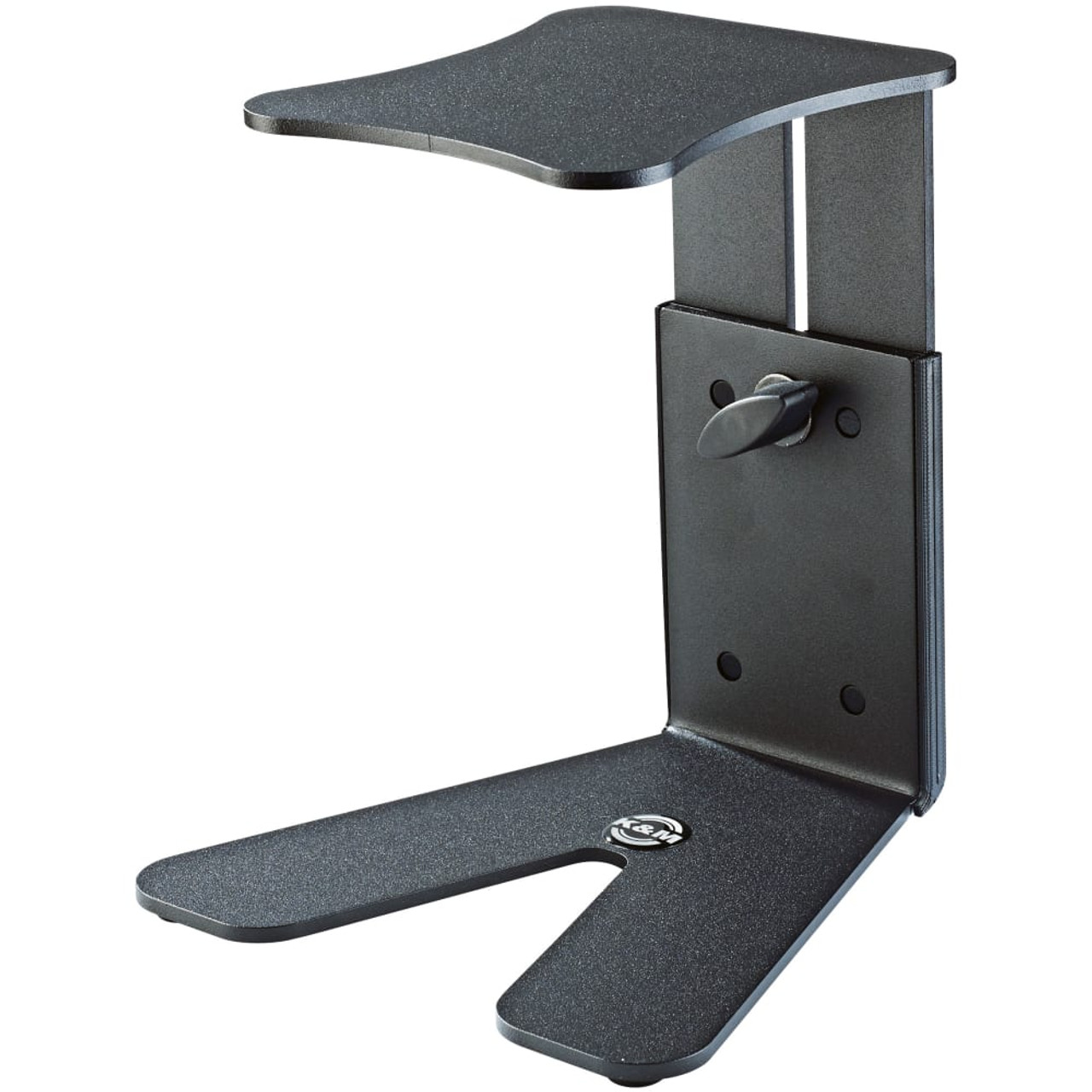 KM Monitor Workstation Stand Structured Black 26772 EMI Audio