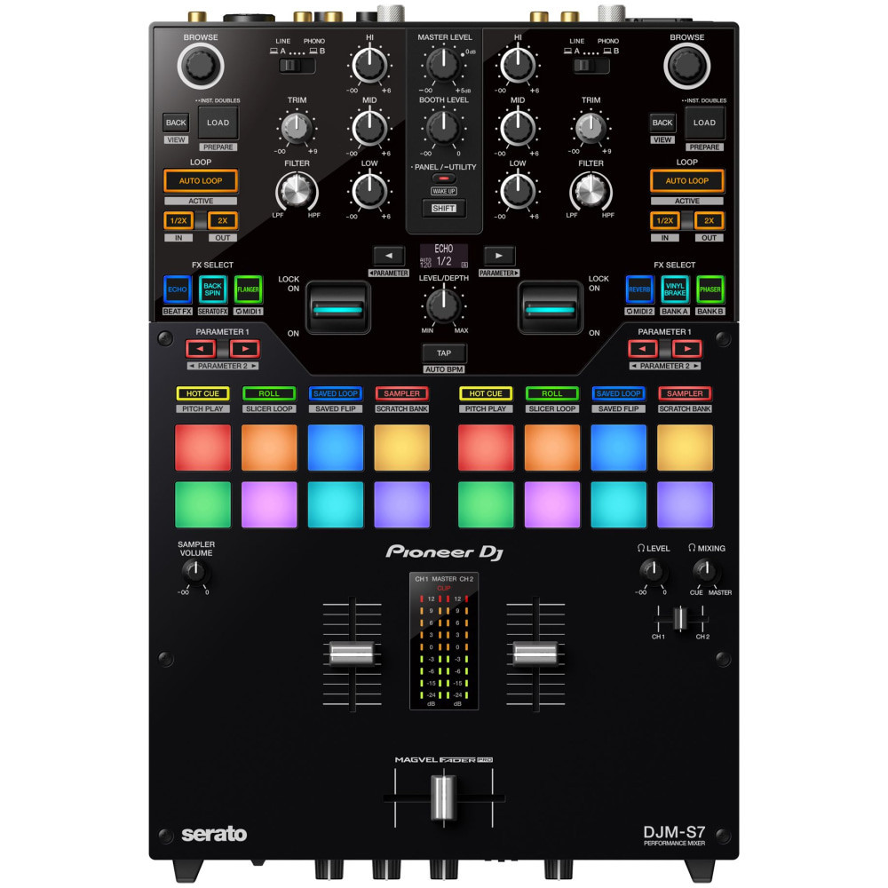PIONEER DJM-S7 2-channel Performance DJ Mixer with Bluetooth