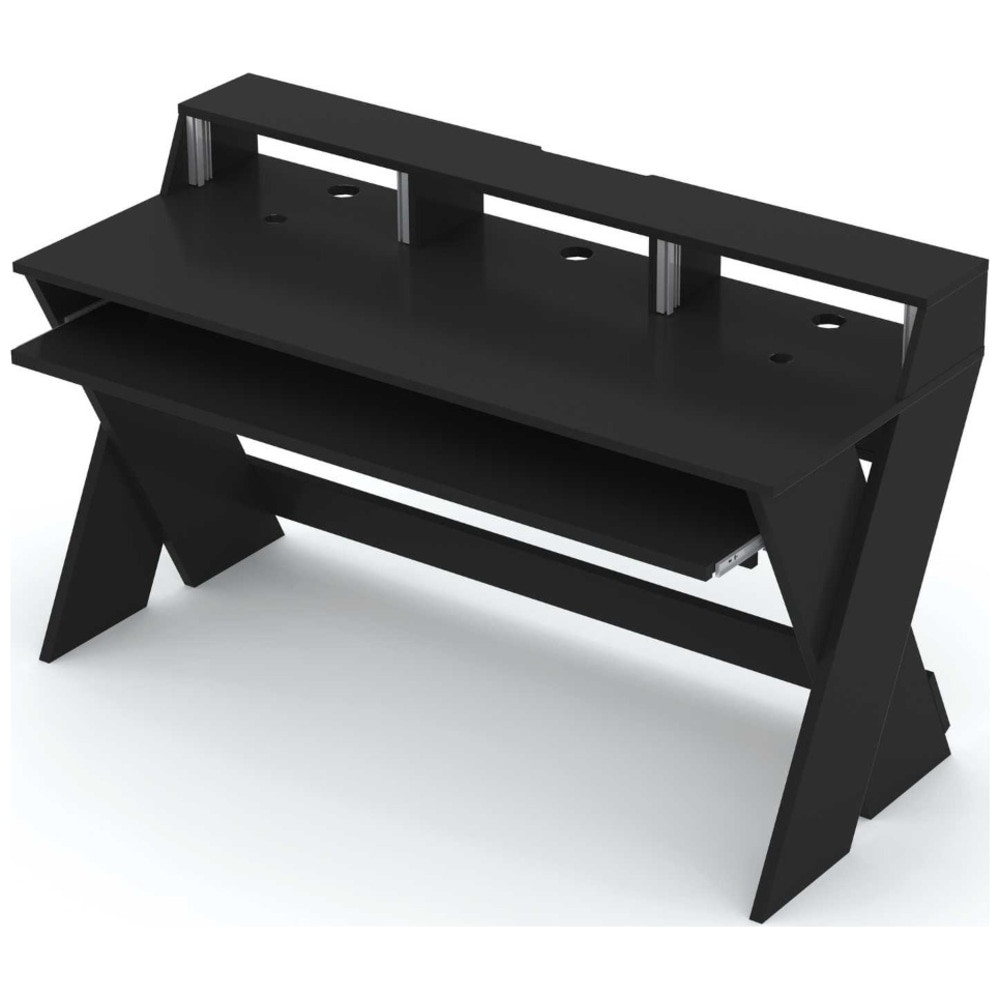 Glorious Sound Desk Pro Black Complete DJ Studio Desk | EMI Audio