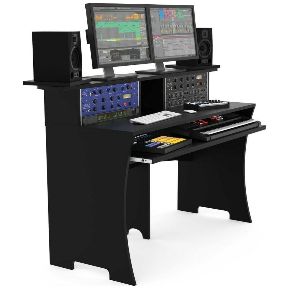 Glorious Workbench Black Pro DJ Studio Desk | EMI Audio