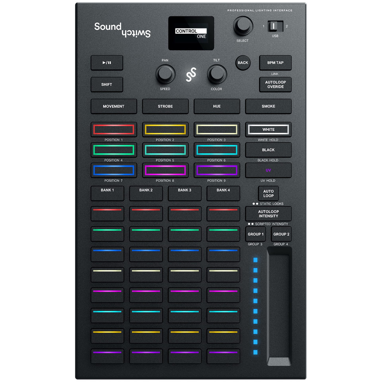 Sound Switch Control One Professional Lighting Interface | EMI Audio