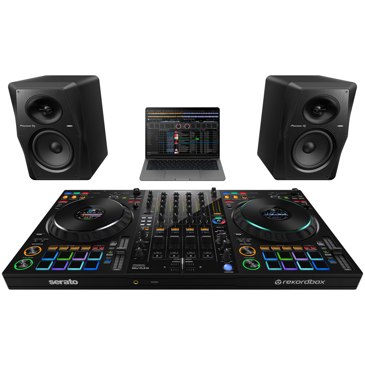 Pioneer DJ DDJ-FLX10, 4-channel DJ controller for rekordbox and
