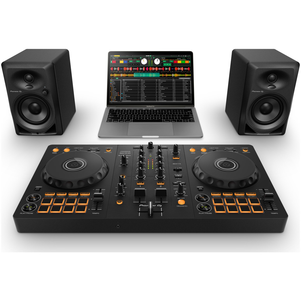 Pioneer DJ DDJ-FLX4 Portable 2-Channel rekordbox DJ and Serato
