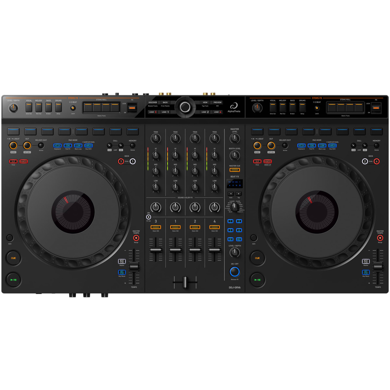 Pioneer DDJ-GRV6 4-channel performance DJ controller | EMI Audio