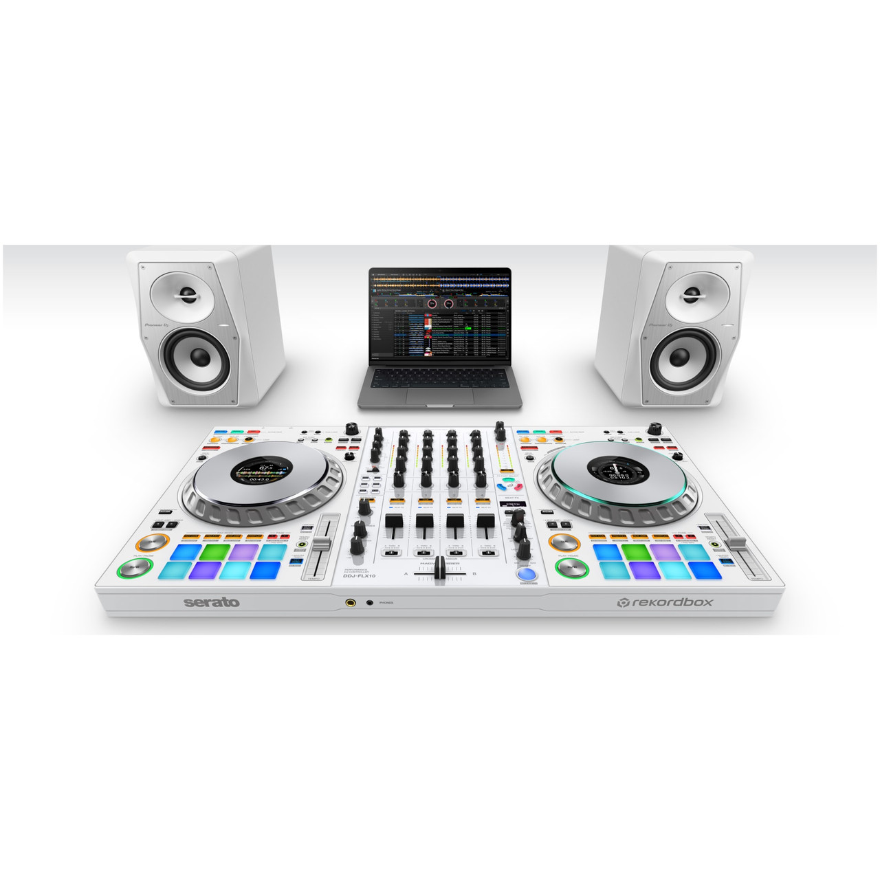 Pioneer DJ DDJ-FLX10-W, 4-channel DJ controller for