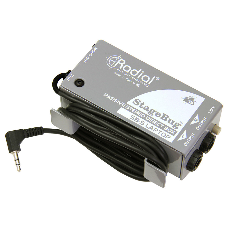 Radial StageBug SB-5 Stereo Laptop Direct Box | EMI Audio