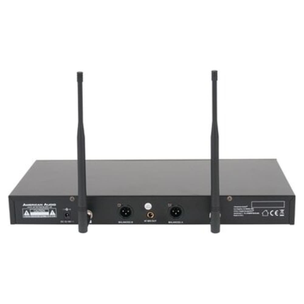 AMERICAN AUDIO WM 219 2-channel UHF Wireless Microphone System