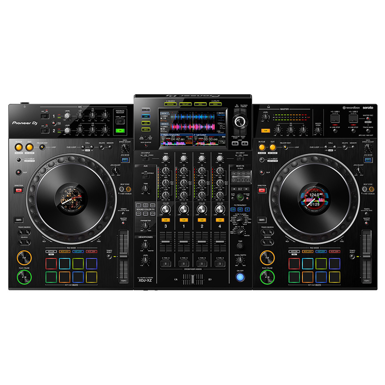 【販売開始】Pioneer DJ XDJ-XZ 4ch プロフェッショナル オールインワン DJシステム ブラック　中古　保証期間残有 DJコントローラー