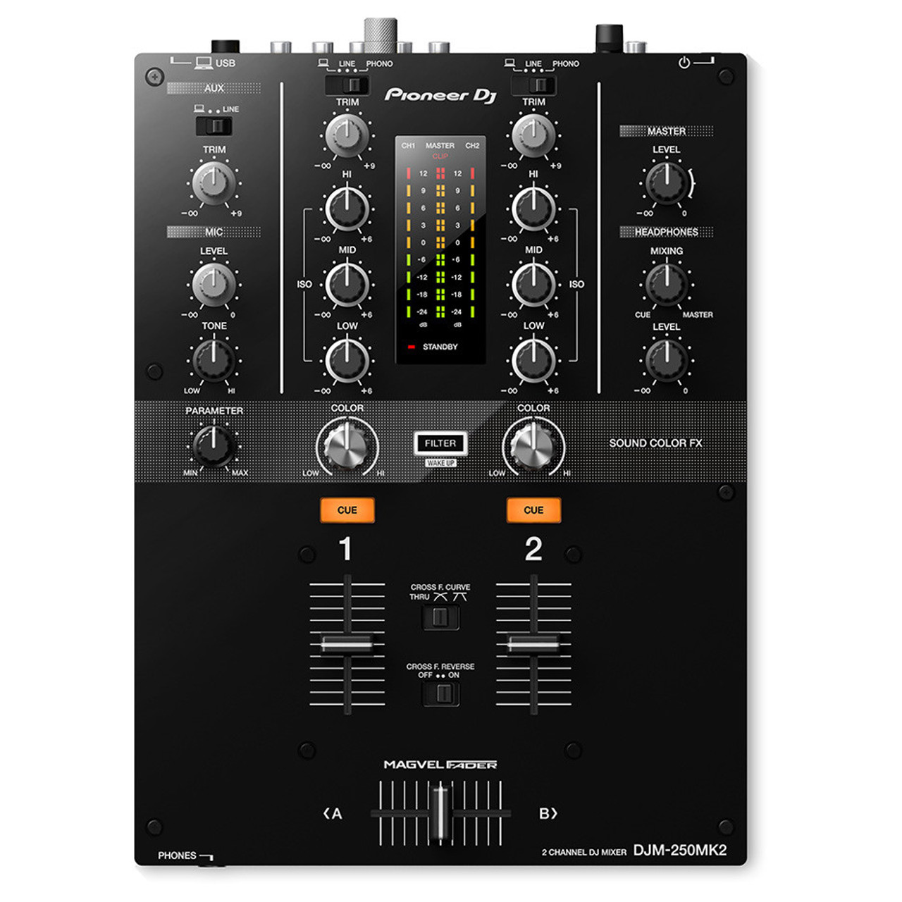 Pioneer DJM250 DJミキサー2チャンネル Amazon.com: Pioneer DJ DJM-250MK2 2-Channel DJ Mixer