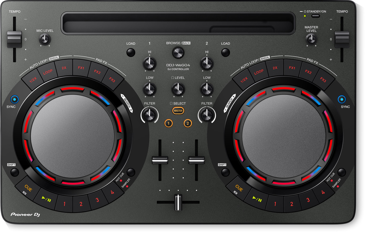 PIONEER DJ DDJ-WeGO4-K Compact DJ Controller