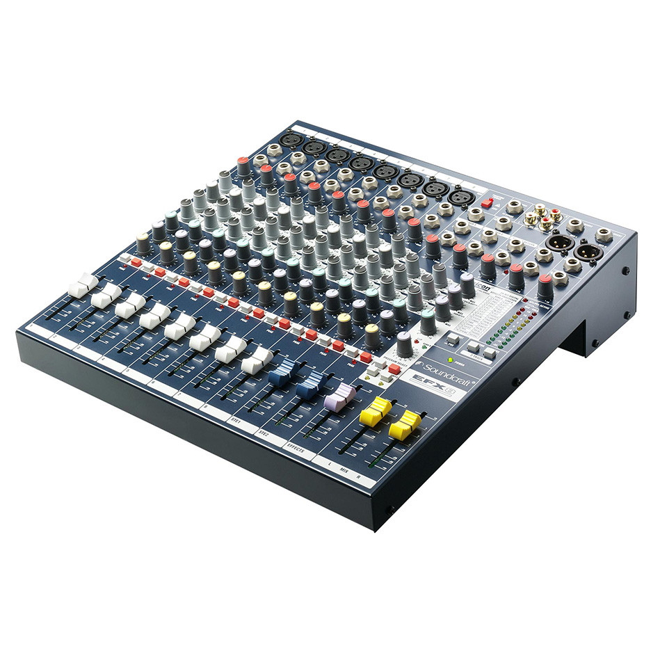 Soundcraft Efx8 Pro Mixer Built In 24 Bit Digital Lexicon A O E U Effects Processor Emi Audio