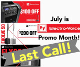 Last call! Last call for EV Evolve July specials!