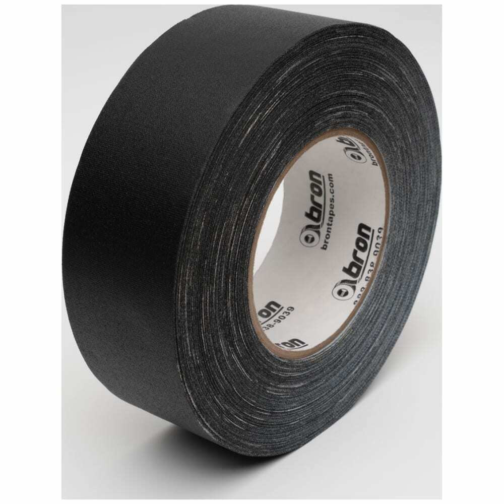 BRON 2 Inch Black Gaff Tape EMI Audio