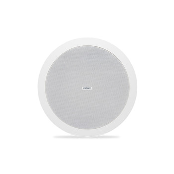 QSC AD C6T WH 6.5 inch white Two way ceiling speaker. EMI Audio