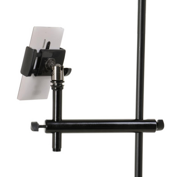 TCM1900U-Mount Universal Grip-On System w/ Mounting Bar shown with tablet and mounting bar in use