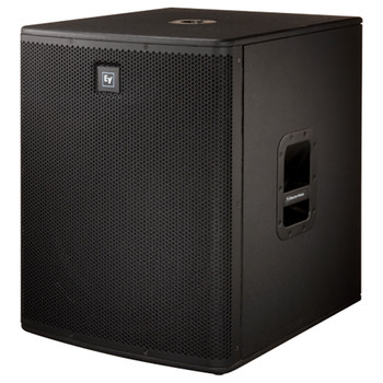 Electro-Voice ELX118P-120V Powered Subwoofer front angle