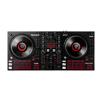 NUMARK Mixtrack Platinum FX 4-Deck DJ Controller overhead view