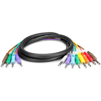 hosa-stp-800-insert-stage-snake-multicolored-connector-front-view