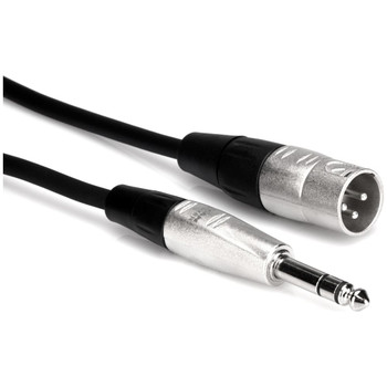 HOSA-XLR-M-TO-BALANCED-TRS-QUARTER-INCH-CABLE-CONNECTOR-VIEW