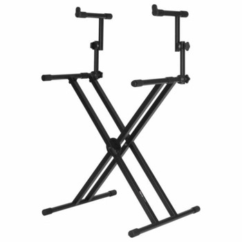 Gator Frameworks GFW-KEY-5100X Deluxe 2 Tier "X" Style Keyboard Stand