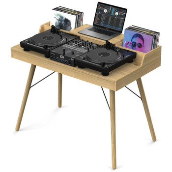 Glorious Modular Mix Station White DJ Table with Extra