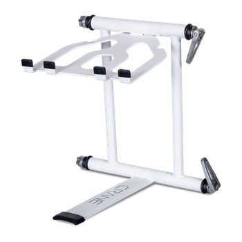 Crane Stand Plus DJ Laptop Stand in White