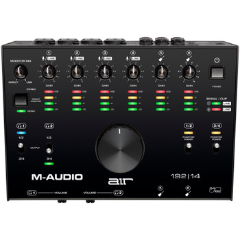 M-AUDIO-AIR-192-14-USB-8-In-4-Out-Audio-Interface-with-Complete-Software-Package-Front-EMI-Audio