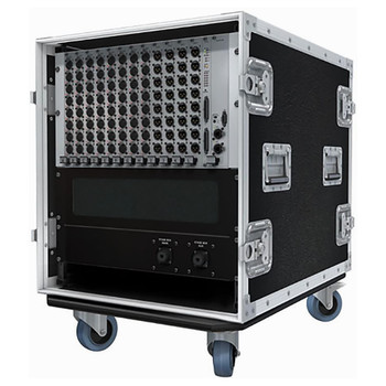 Soundcraft 12U 19" custom flight-case for Local Rack / Stagebox EMI Audio