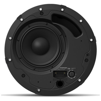 BOSE-DesignMax-DM8C-Foreground-In-Ceiling-Loudspeaker-Black-front-no-grill-view--EMI-Audio