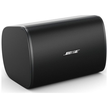 BOSE-DesignMax-DM5SE-Pair-Black-Background-Foreground-loudspeaker-front view-EMI-audio