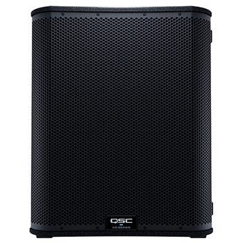 QSC KS118 18 inch 3600W high output subwoofer front view. EMI Audio