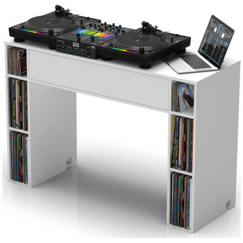 Glorious-Modular-Mix-Station-White-DJ-Table-with-Extra-Storage-Angle-EMI-Audio