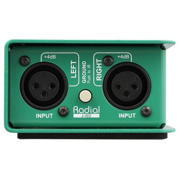 RADIAL J-Iso Balanced +4dB to -10dB unbalanced passive stereo converter outputs