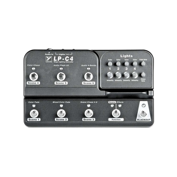 LP-C4 4-channel, 6 scene light FOOT controller for LP-LED4 top view