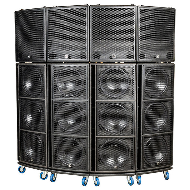 Yorkville Synergy Array with 4 SA315S Powered Subwoofers and 8 SA153 Powered Full Range Speakers-2